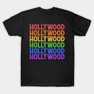 HOLLYWOOD COLORFUL CITY T-Shirt